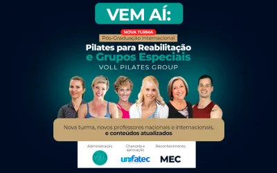 Vagas abertas: 2ª turma da Pós-Graduação Internacional em Pilates para Reabilitação e Grupos Especiais